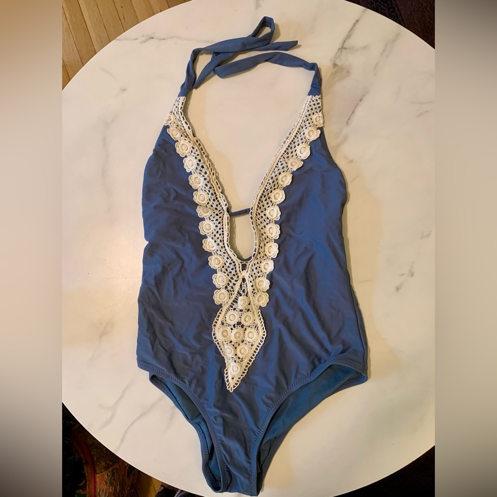 Blue Boho One Piece